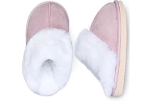 IceUnicorn Kids Slippers Girls Boys Fuzzy House Shoes Warm Memory Foam Slippers Bedroom Slides for Indoor Outdoor