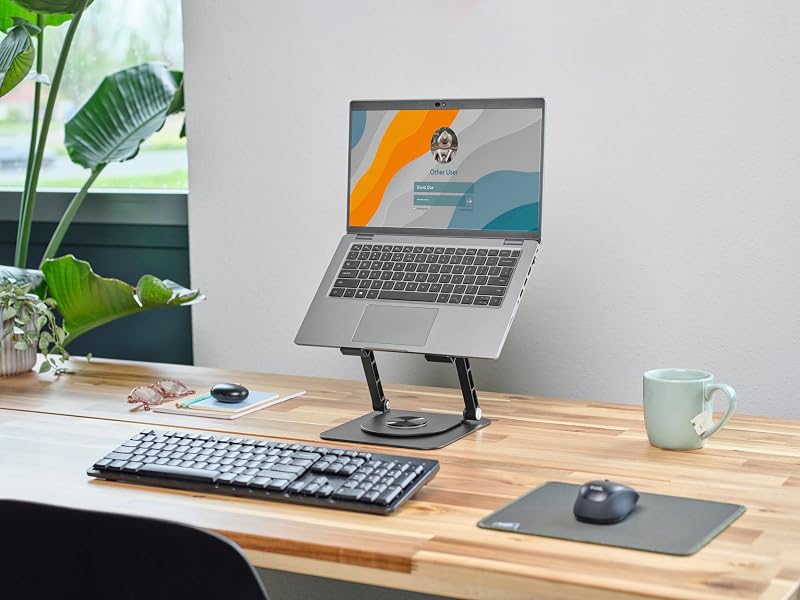 Zeff Höhenverstellbarer Laptop Ständer für Laptop 16 Zoll, Schwarz