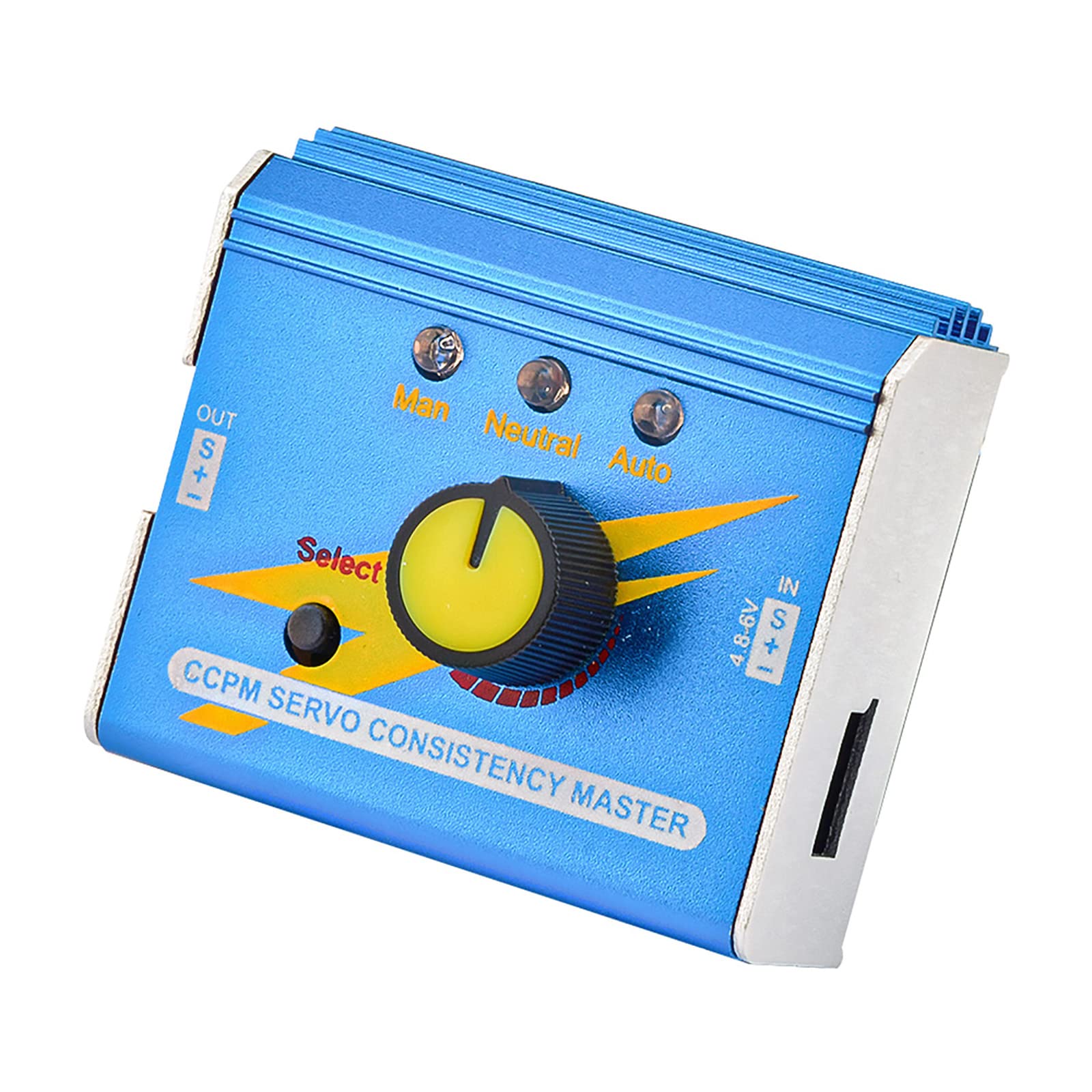 3CH Digital Servo Tester RC, VOKTTA Multi Servo Tester Upgraded Version Aluminum Shell Controller Servo Consistency Master DC4.8-6V for RC Servo Motor ESC