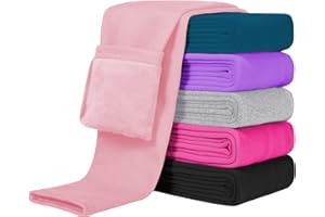 Witwot Girls Fleece Lined Leggings Winter Pants Warm Toddler Kids Thermal Leggings 3-14Y