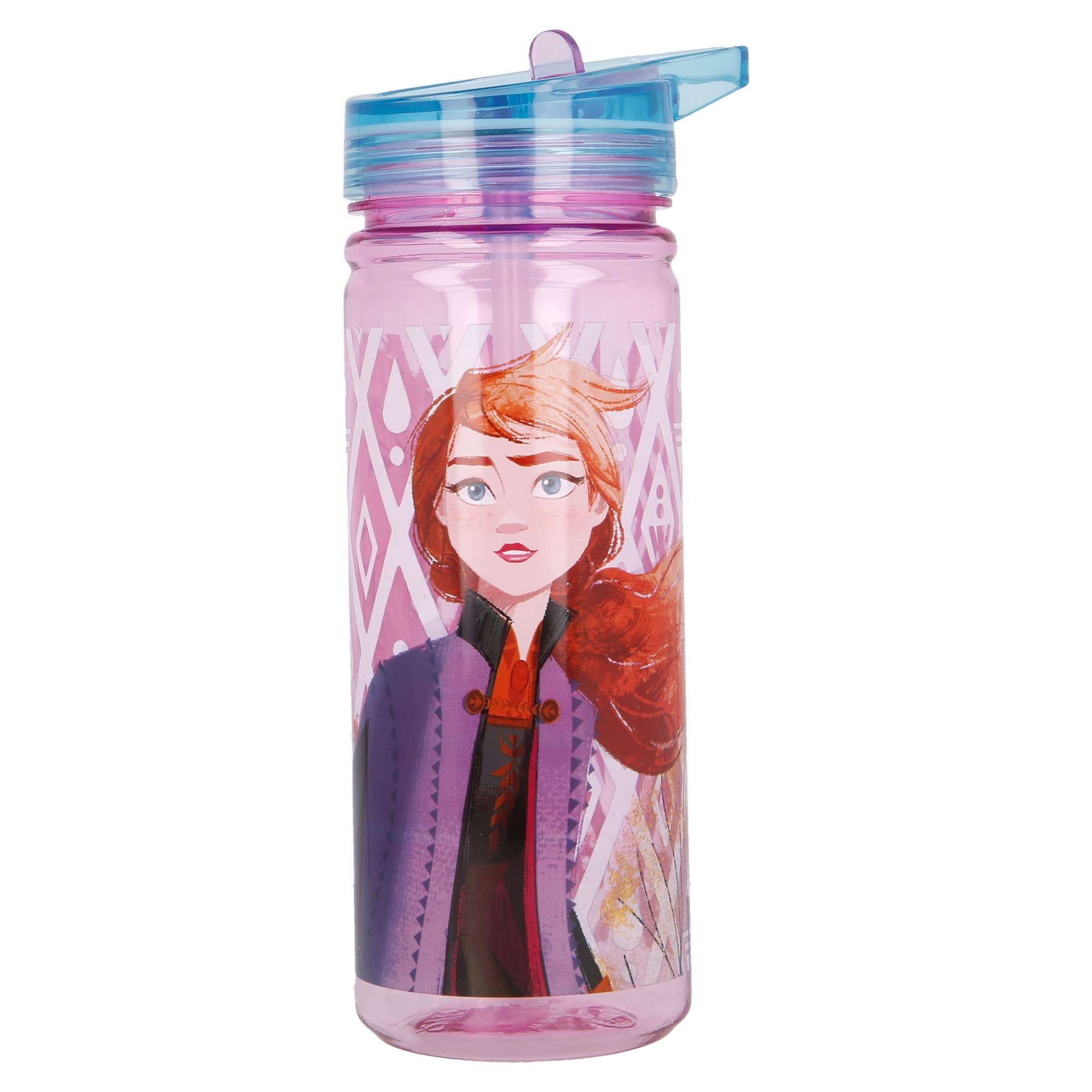 Frozen 580ml Water Bottle for Kids School Drinks Bottle Made of Durable Tritan Reusable BPA Free