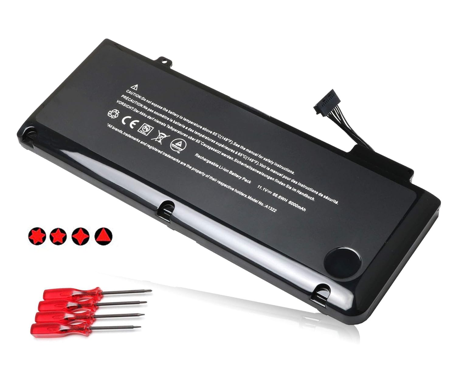 ROLADA A1322 A1278 Battery Replacement for Apple 2012 2011 2010 2009 MacBook  Pro 13 inch Battery; P/N: MB990LL/A MB991ll/A MC374ll/A MC375LL/A MC700ll/A  ...