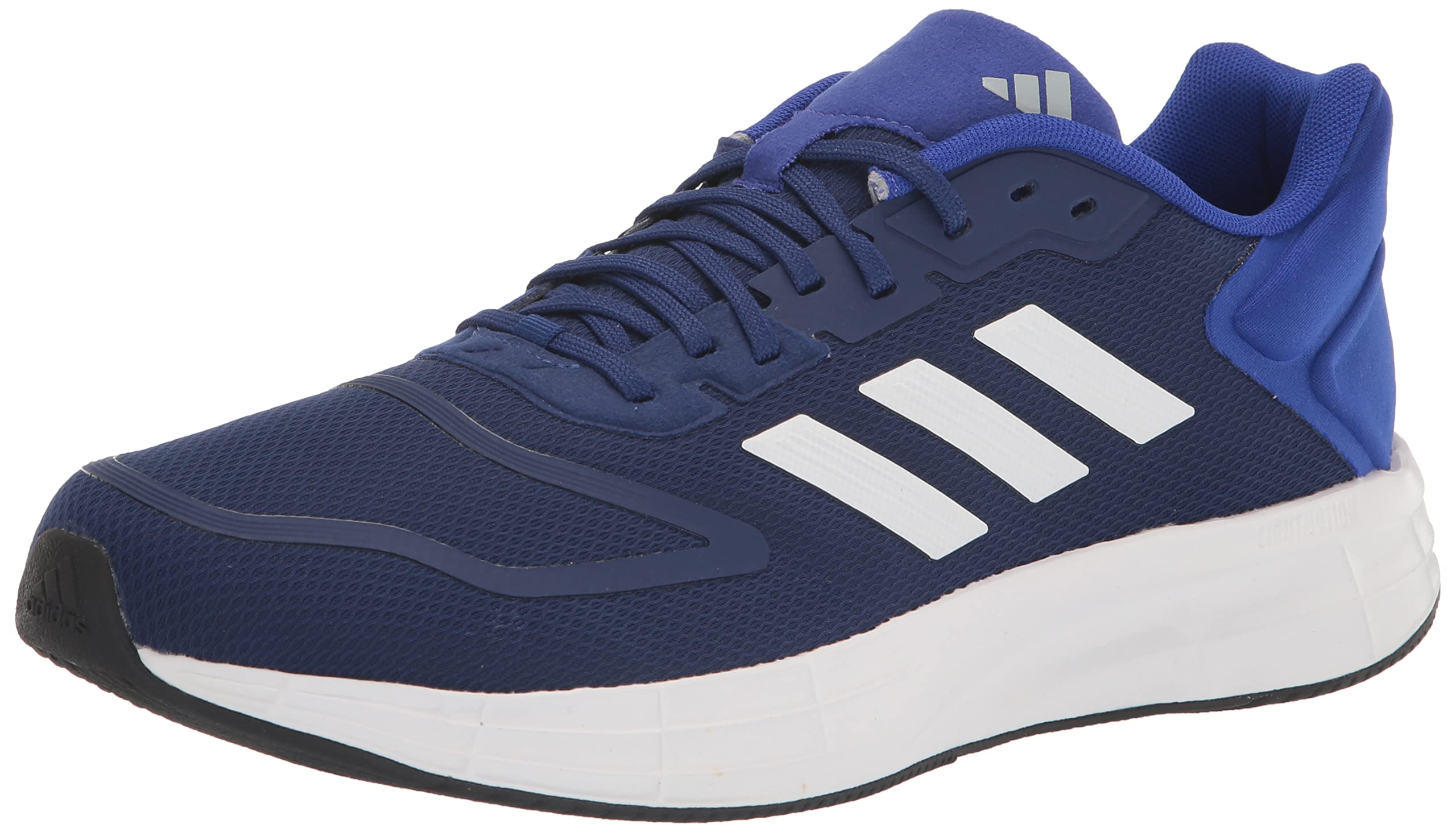 adidas Men's Duramo 10 Running Shoe, Victory Blue/White/Lucid Blue, 7.5 Image