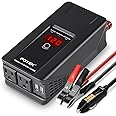 Potek 500w power inverter DC 12V to AC 110V Car Adapter with 2 5V/2A usb charging output