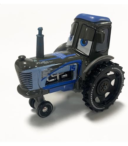 Amazon.com: Disney Cars View Zeen Racing Tractor, Miniature