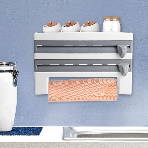 Amazon Com Wall Mounted Paper Towel Holder Kitchen Sauce Bottle