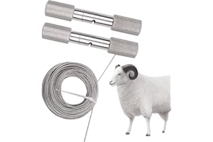 Dehorning Saw for Sheep - Dehorning Wire Saw | Animal Dehorner Stainless Steel Wire Saw | Stainless Steel Goat Horn Hand Stri