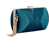 YAPAIOU Clutch Purses For Women Tassel Evening Clutch bag Cross Body & Shoulder Bag For Wedding Night out Party