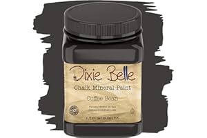 Dixie Belle Paint Company Chalk Finish Furniture Paint | Coffee Bean (32oz) | Matte Espresso Brown Chic Chalk Mineral Paint | DIY Furniture Paint