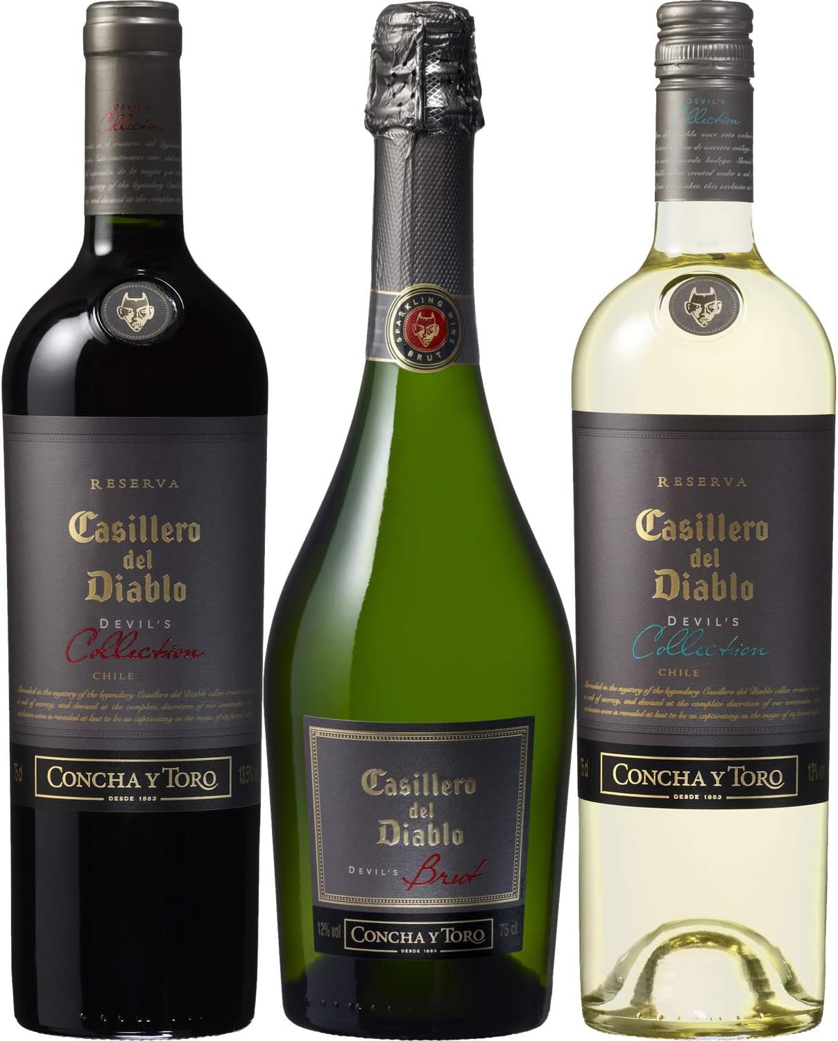 Amazon Co Jp セット 赤ワイン 悪魔の蔵 プレミアム チリワイン カッシェロ デル ディアブロ デビルズシリーズ3本セット 750ml 3本 通販 食品 飲料 お酒