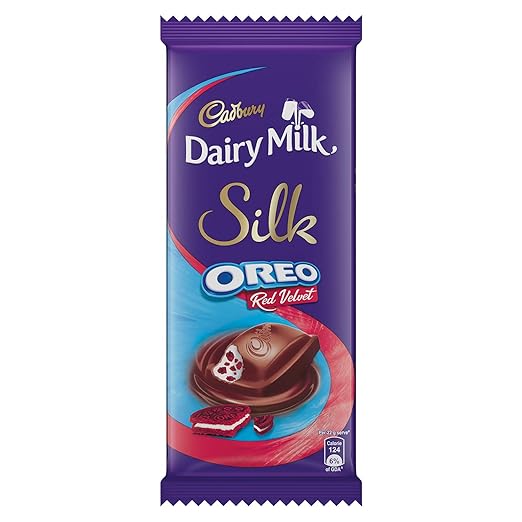 Cadbury Dairy Milk Silk Oreo Red Velvet, 130g - Pack of 3