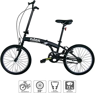 Nilox X0, Klapprad 20 Zoll, schwarz matt