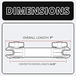 Tackform 7" Long 20mm Ball and Socket Arm DuraLock