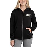 Volcom Girls Zip Up Hoodie - Cozy Fleece Zip Up Graphic Hooded Sweatshirt for Girls with Kangaroo Pockets and Ribbed Cuffs