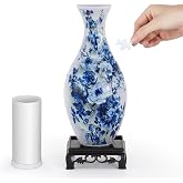 wowsome 3D Puzzle Vase for Adults, Jigsaw Puzzle Vase for Flower, Art Puzzles Gift for Women House Flowers Arrangements and Home Decoration (Peony)