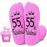 HAPPYPOP Birthday Gifts for Women - Funny Birthday Socks for 40 60 70 55 65 Year Olds