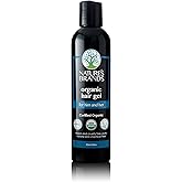 Nature’s Brand - Herbal Choice Mari Organic Hair Gel, 8 Oz - All-Day Hold for Curly & Straight Hair, Nourishing, Rosehip & Olive Oil Gel with Sweet Orange, Lemongrass - Hydrates Color-Treated Hair