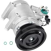 ILONPA New AC Air Condition Compressor with Clutch | for Hyundai Elantra 2001-2006 2.0L, for Tiburon 2003-2008 2.0L, for Tucson 2005-2009 2.0L 2.0