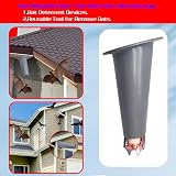 Sovipal Bat Exclusion Cone 2 Pack Humane One Way Bat Door Deterrent Reusable view 5