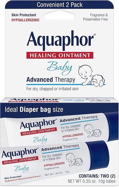 Aquaphor Baby Healing Ointment Advanced Therapy 2 tubes 0.35 oz each