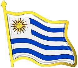 Uruguay Flag Lapel Pin - Enamel Metal National
