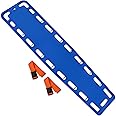 EMS XTRM Spine Board Stretcher Backboard for Patient - EMT Backboard Immobilization Portable Patient Transport Rescue Lightweight PE Plastics Ambulance Stretcher Gurney, Blue
