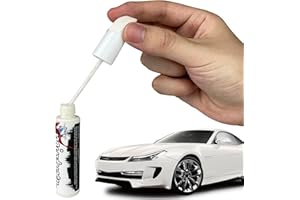Depino Car Scratch remover Touch up paint pen Two-In-One Touch up paint for cars Multiple colors Automotive Car Paint Scratch Repair for Various cars (Pearl White)