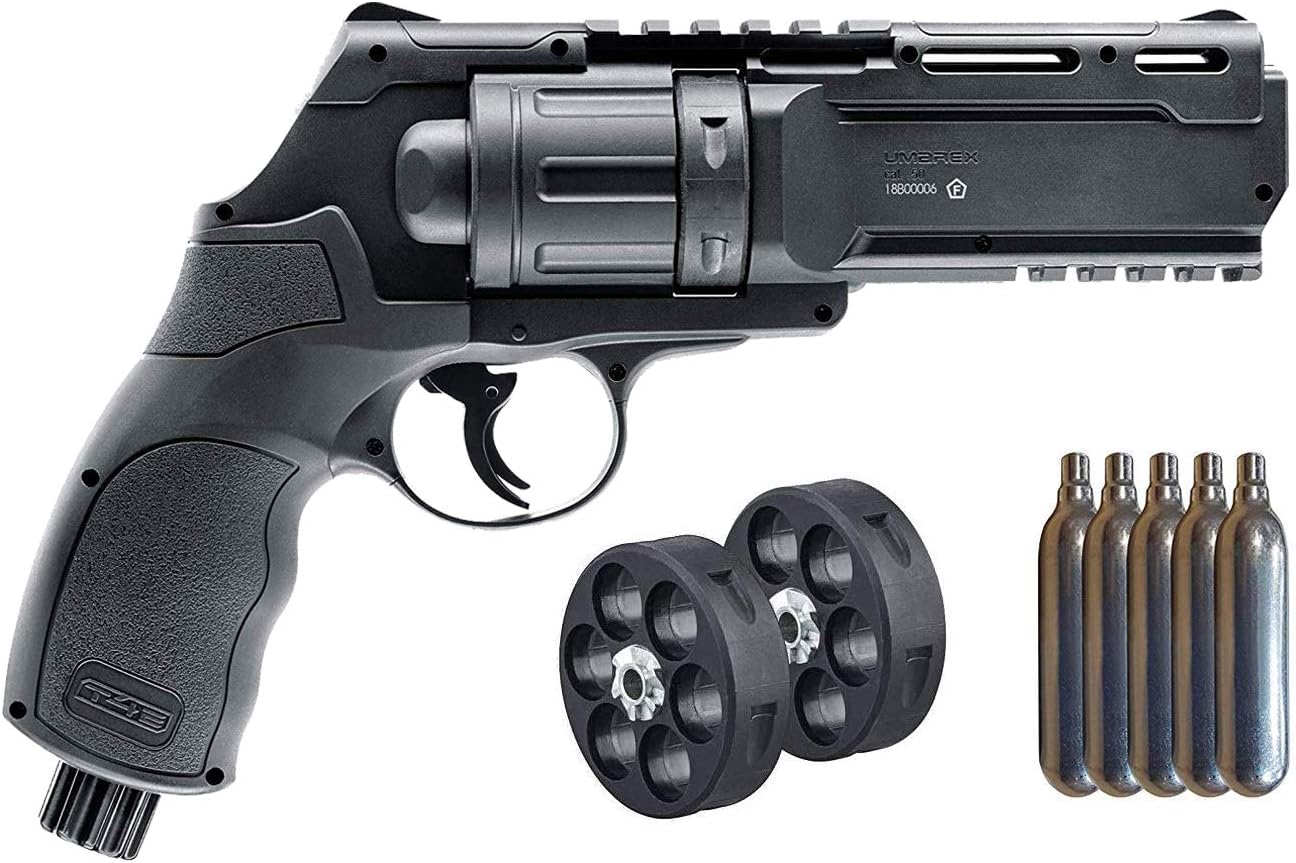 Wearable4U Umarex T4E TR50 .50 Cal Revolver Training Pistol Paintball Marker with