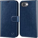 OCASE Compatible with iPhone 16e Wallet Case, PU Leather Flip Folio Case with Card Holders RFID Blocking Kickstand [Shockproof TPU Inner Shell] Phone Cover 6.1 Inch 2025, Blue