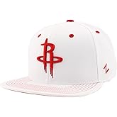 ZHATS NBA Unisex-Adult NBA Officially Licensed Adjustable Snapback Hat Flat Bill Z11 Pop White
