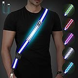 Fitense LED Reflective Belt Sash - 5 Lights Colors