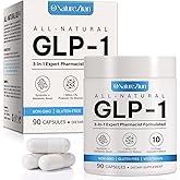 SOLEMEONY GLP-1 Supplement Support, GLP Activate Natural Formula, GLP-1 Supplement for Metabolic, Energy, GLP-1 Support, Multiple Probiotics & Vitamins- 90 Capsules