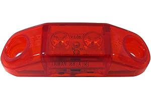 CEYDEBNE Red LED 2.5" Peterson Side Marker Lights