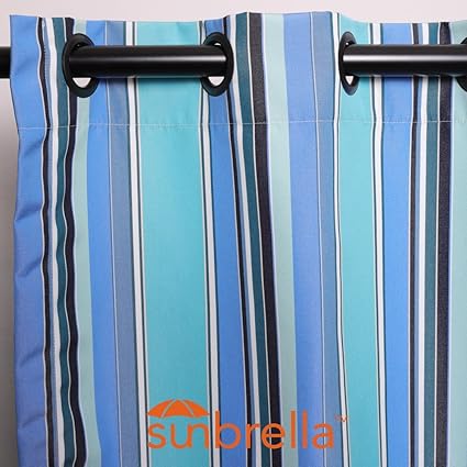 Amazon Com Sunbrella Curtains With Grommets 100x84 Extra Long