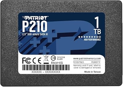 Patriot P210 1TB SATA 3 2.5 Internal SSD Solid State Drive