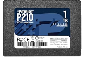 Patriot P210 SATA 3 1TB SSD 2.5 Inch