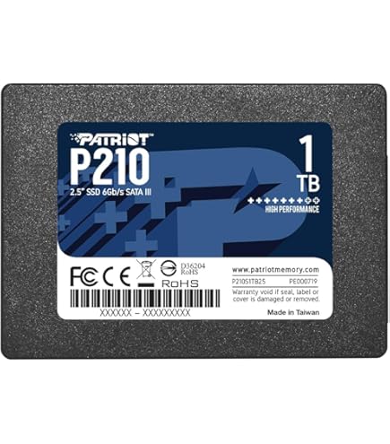 Amazon.com: Patriot Memory P220 1TB Internal SSD - SATA 3 2.5