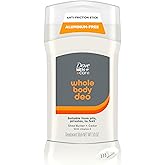 DOVE MEN + CARE Whole Body Deodorant Shea Butter & Cedar For 72H Odor Protection from pits, privates, to feet 3 oz