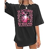 Halloween Oversized T Shirts for Women Fall Pumpkin Tops Girls Will Be Girls Shirt with Graphic Tees Outfits