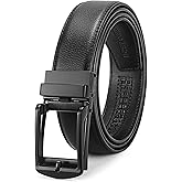 BOSTANTEN Belt Men Leather Reversible Belts for Men 1 3/8" for Casual Golf Dress Pants, Two-in-One Belt Gift