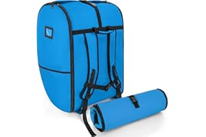 WELIDAY Padded Car Seat Travel Bag Compatible with Doona, Infant Car Seat Travel Bag, Foldable Car Seat Stroller Gate Check Bag for Airplane (Blue)