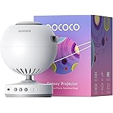 POCOCO Galaxy Star Projector, Rechargeable, with 5K Discs, 2 Megapixel Lens | 6 Hour Battery Life, 1W Soft Light, Timer, 2 Replacement Optical Film Discs, Gift to Relax, Study, Meditate and Stress Relief