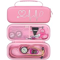 BOVKE Travel Stethoscope Case for 6M Littmann Classic III, Lightweight II S.E, MDF Acoustica Lightweight Stethoscopes, Mesh P