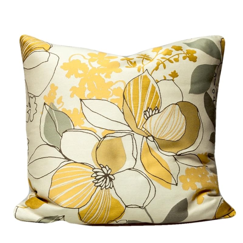 Designer's decorative pillow cover in gold and silver Handmade