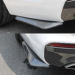 2 PCS Car Rear Bumper Guard Diffuser Splitter Front