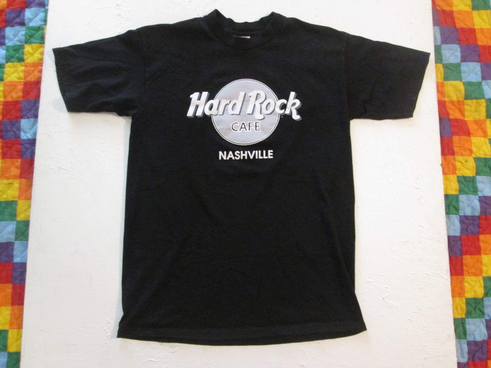 Nashville Hard Rock Cafe T Shirt Tennessee Music City 100 Black Made In Usa