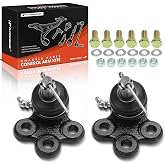 A-Premium 2 x Front Lower Ball Joints, Compatible with Chevrolet | for Chevrolet Malibu 2004-2005 &amp; Oldsmobile Alero 1999-2004 &amp; Pontiac Grand Am 1999-2005