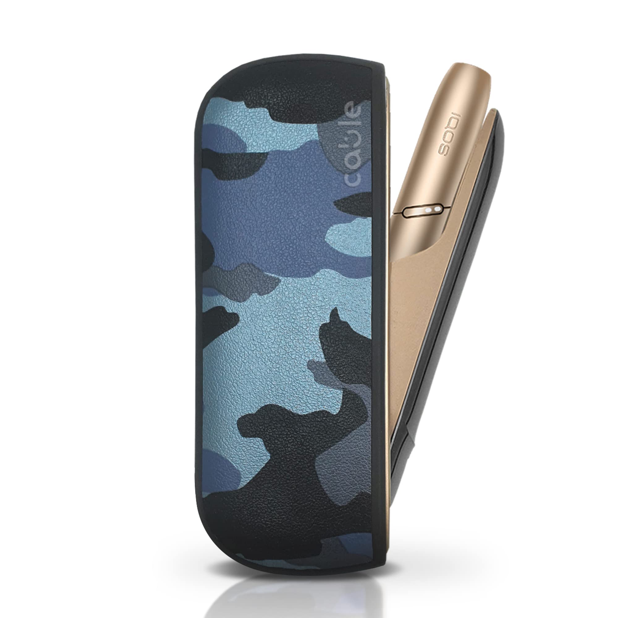 Cable Technologies Camou case for IQOS® 3, semi-rigid protective cover case for electronic cigarette, protects against scratches, falls and accidental bumps, semi-hard military camouflage pattern