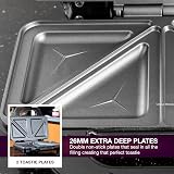 Andrew James Deep Fill 4 Slice Toasted Sandwich Maker 900W view 6