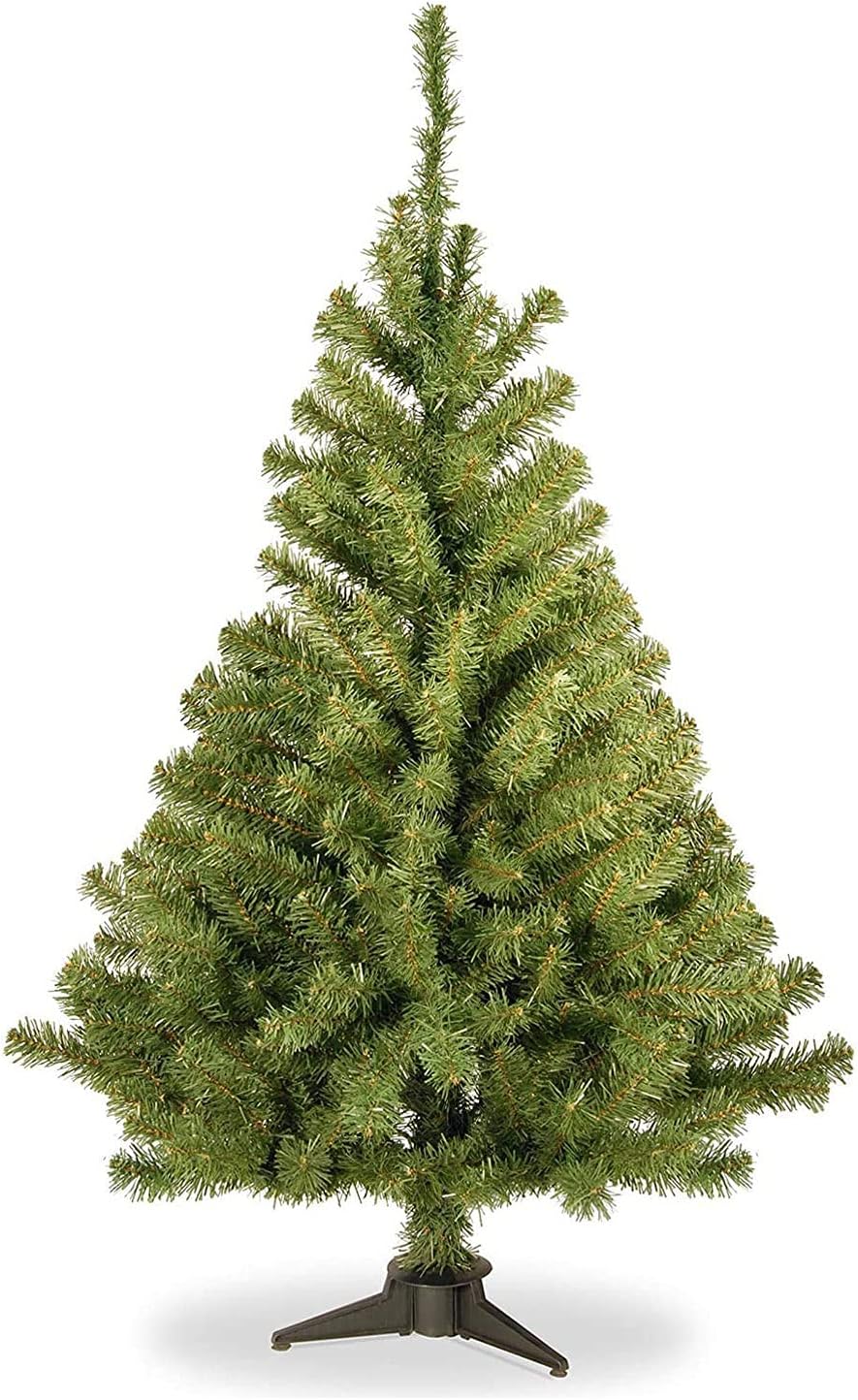 Trees - National Tree Company Artificial Mini Christmas Tree, Green, Kincaid Spruce, Includes Stand, 4 Feet
